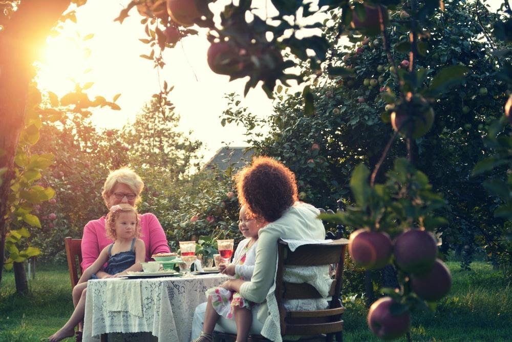 Friends in Garden