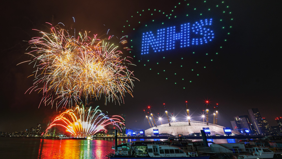 London's NYE fireworks 